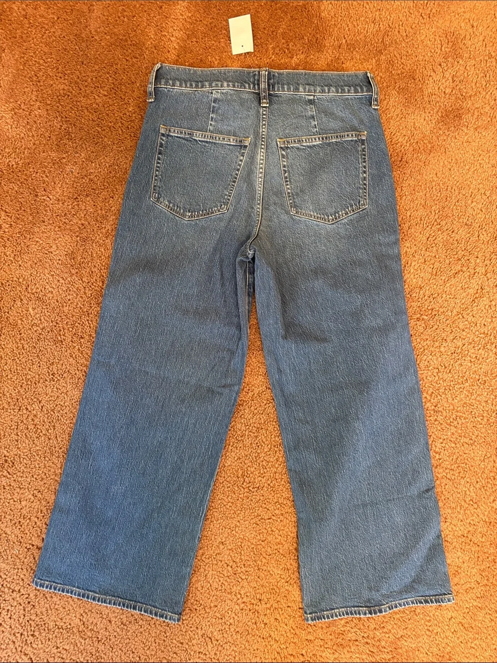 NWT! J. Crew Wide Leg Crop Blue Jeans